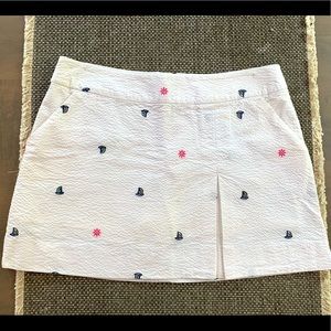 Lilly Pulitzer Seersucker Skort